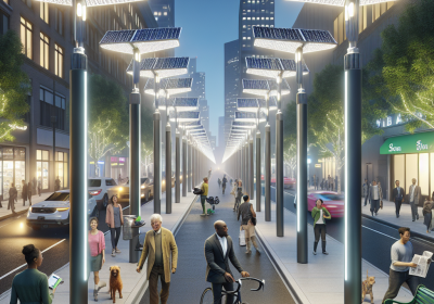 Improving Public Spaces with Commercial Solar Street Lighting