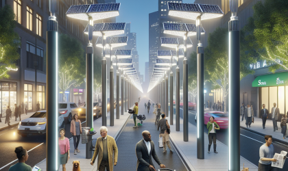 Improving Public Spaces with Commercial Solar Street Lighting